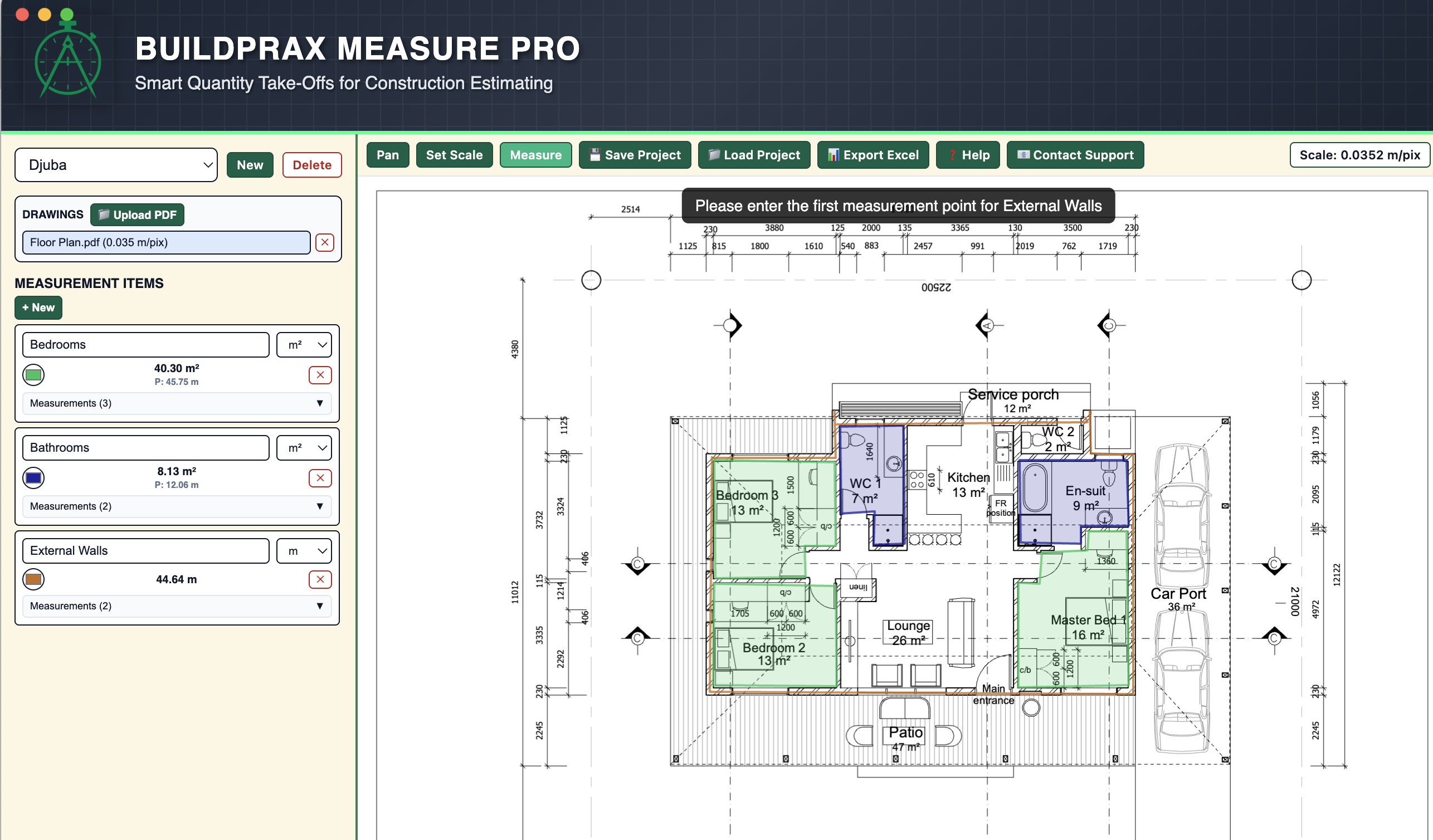 BUILDPRAX MEASURE PRO Screenshot